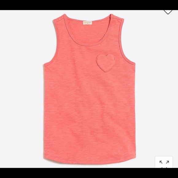 J CREW Girls Heart Pocket Tank-top Bundle - Picture 9 of 9